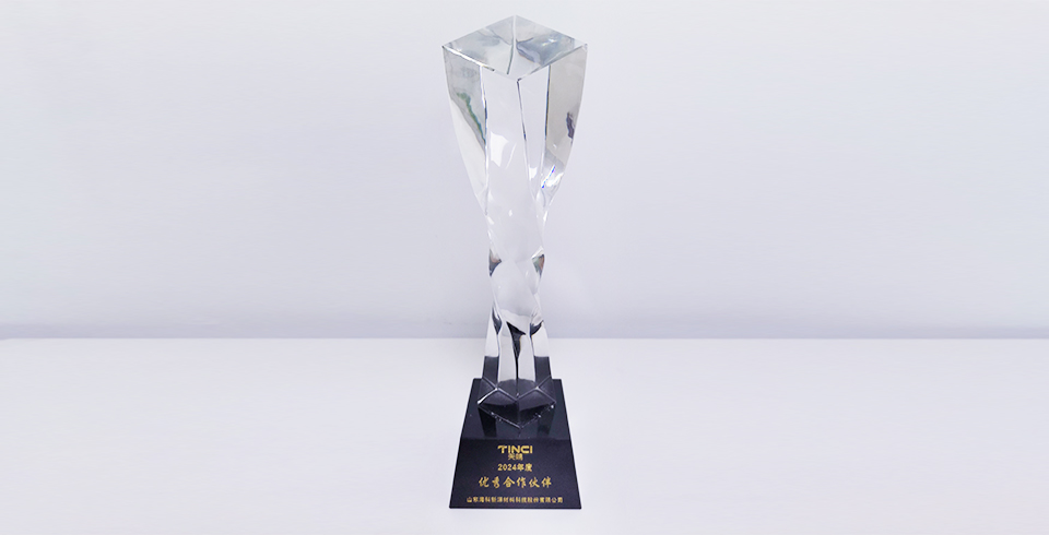 智观新源公司荣获天赐材料2024年度“优秀合作伙伴”奖项